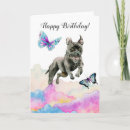 Search for butterfly dog cards Cute