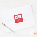 Search for business logo return address labels Red