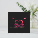 Search for fractal heart cards Black