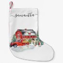 Search for farm christmas stockings Watercolor
