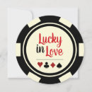 Search for lucky in love wedding invitations Casino