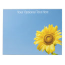 Search for sunflower notepads Botanical