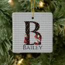 Search for letter b christmas tree decorations Vintage