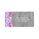 Search for floral lilac return address labels Chic
