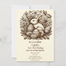 Search for vintage easter bunny invitations Floral