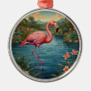 Search for pink flamingo christmas tree decorations Vacation