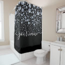 Search for bling bling shower curtains Diamond