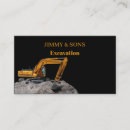 Search for excavation business cards Equipment
