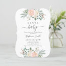 Search for christmas baby girl shower invitations Modern