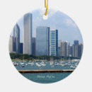 Search for chicago skyline christmas tree decorations Illinois