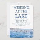 Search for weekend bachelor party invitations Weekend at the lake