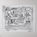 Search for historical places posters Illustration