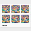 Search for colourful parrot stickers Bird