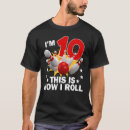 Search for bowling birthday party tshirts 10th
