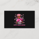 Search for breast cancer business cards Pink