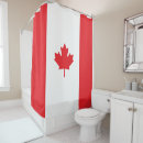 Search for canada shower curtains Red