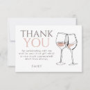 Search for wine glass thank you cards Vino before vows