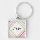 Search for metallic stripes key rings Colourful