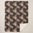 Search for floral roses blankets Black