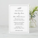 Search for formal black wedding invitations Simple
