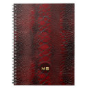 Search for embossed notebooks Red