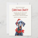 Search for dobermans invitations Watercolor