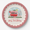 Search for campers paper plates 1st birthday