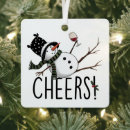 Search for funny snowman christmas tree decorations Santa claus