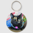 Search for calico key rings Feline