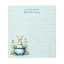 Search for bunny rabbit notepads Whimsical
