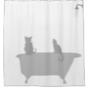 Search for funny cat shower curtains Shadow