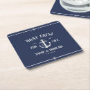 Search for boat coasters Navy blue and white