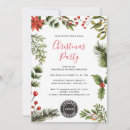 Search for red berries christmas invitations Corporate christmas party