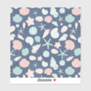 Search for blue sea shell stickers Starfish