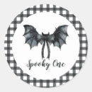 Search for spooky bats stickers Black