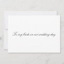 Search for to my bride on our day weddings Minimalist