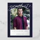 Search for silver foil graduation invitations Elegant