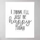 Search for happy quote posters Modern
