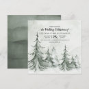 Search for fir tree wedding invitations Modern