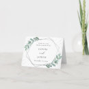 Search for eucalyptus wedding thank you cards Geometric