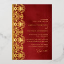 Search for gold lace wedding invitations Foil