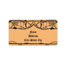 Search for spiderweb return address labels Scary
