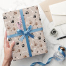 Search for dog paw wrapping paper Animal lover