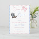 Search for bow gender reveal invitations Modern