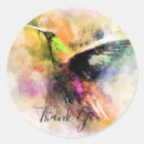 Search for watercolor hummingbird stickers Blue