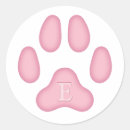 Search for dog paw stickers Pink