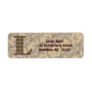 Search for initial l return address labels For her