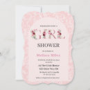 Search for damask baby girl shower invitations Cute