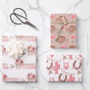 Search for horseshoe wrapping paper Pink
