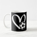 Search for soccer heart mugs Player